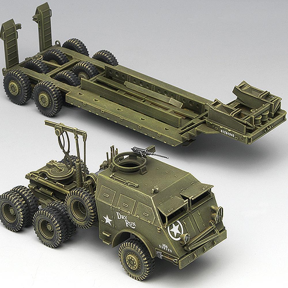 Academy U.S. Tank Transporter Dragon Wagon Model Kit (Scale 1:72)