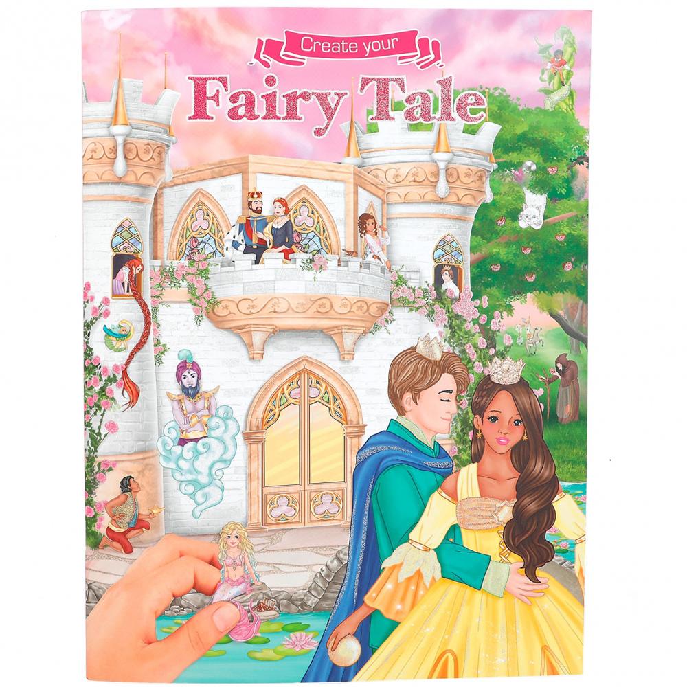 Depesche Create Your Fairy Tale Sticker Book with 6 Sheets for Ages 4+ 0411640_A