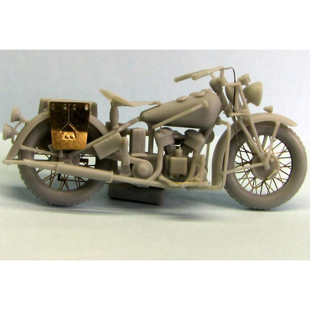 View 5 Thunder Model Indian 741B US Military Motorcycle Kit Scale 1:35 PKTHU35003