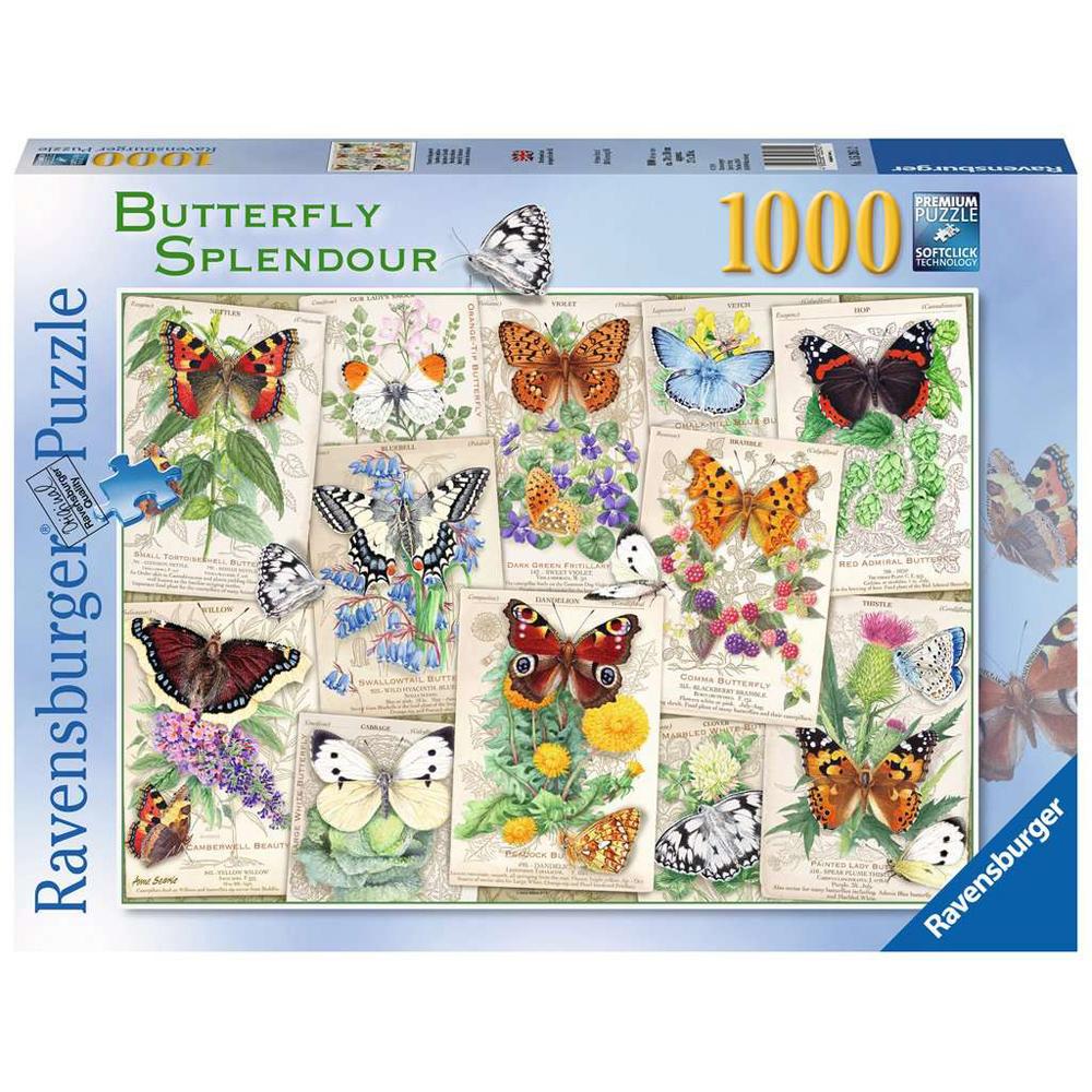 Ravensburger Butterfly Splendour 1000 Piece Jigsaw Puzzle 15261