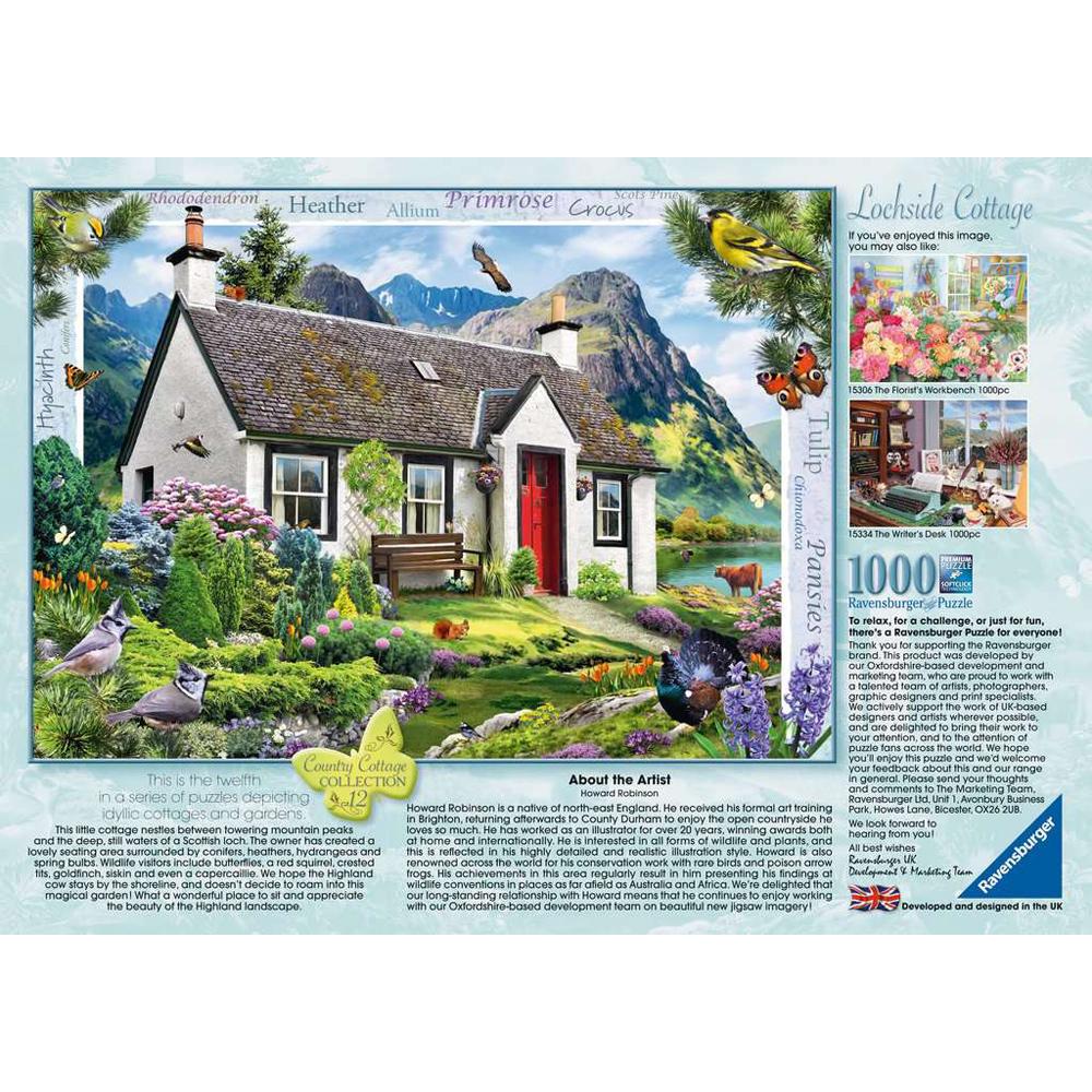 Ravensburger Country Cottage Collection #12 Lochside Cottage 1000 Piece ...