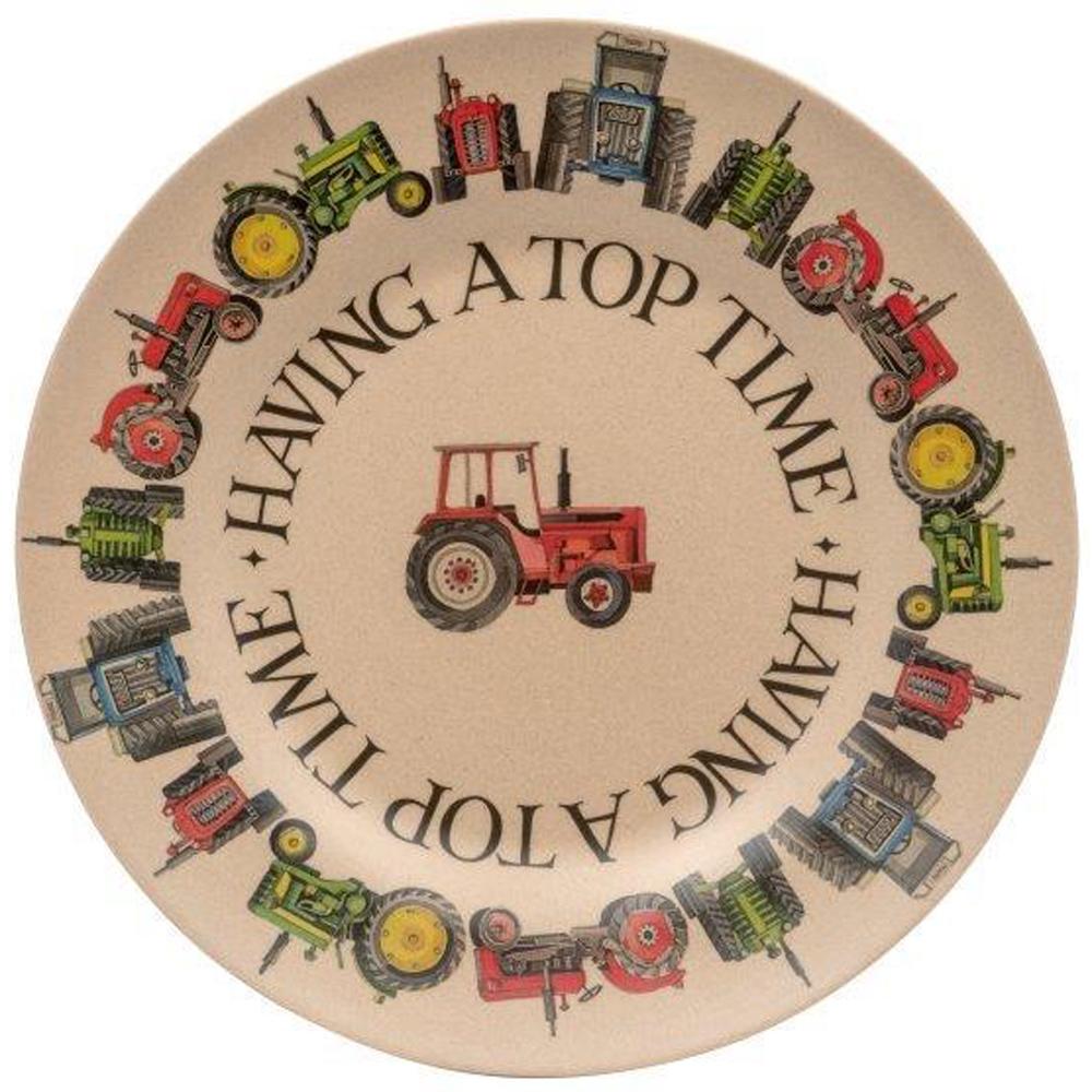 Emma Bridgewater Tractors Rice Husk Dinner Plate 25.5cm Diameter TR6010