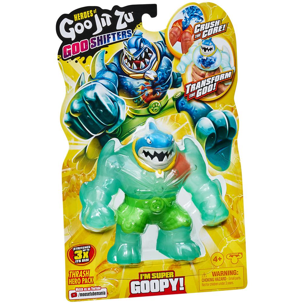 Heroes of Goo Jit Zu Action Figure, 1-Pack Thrash the Shark 