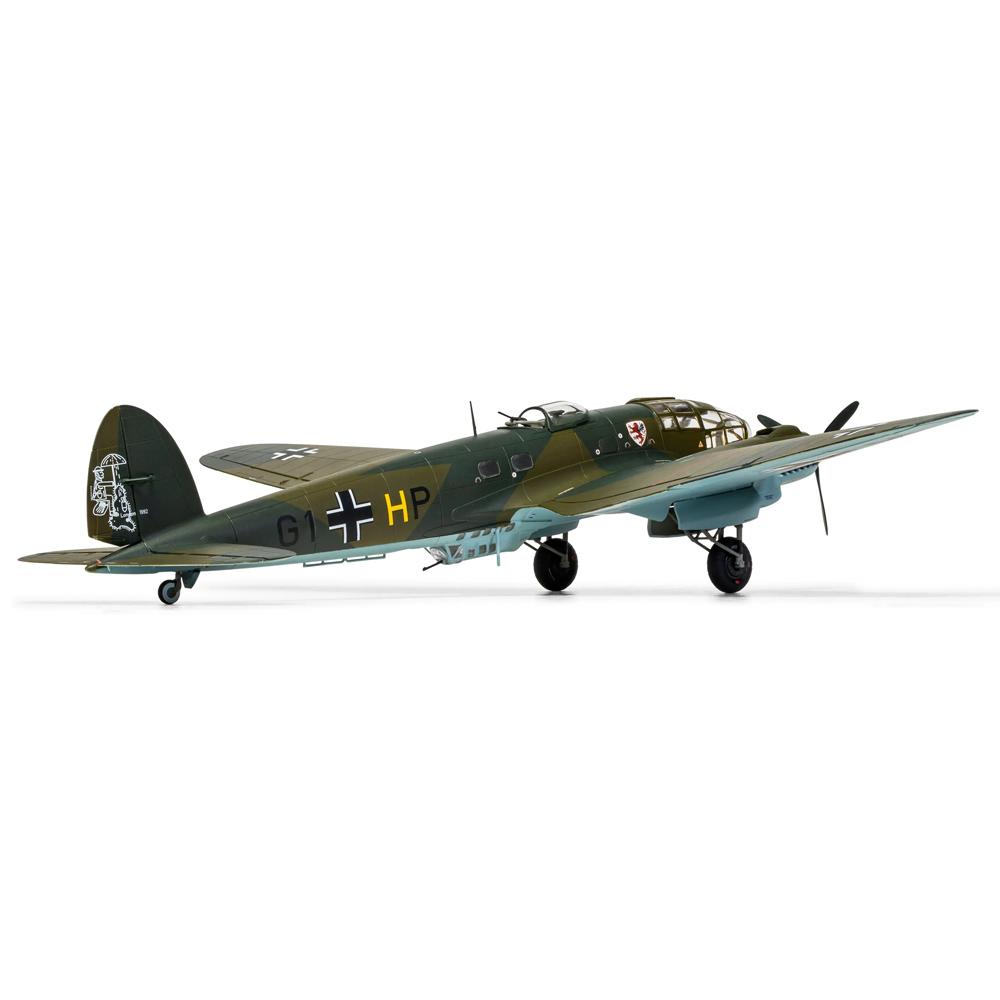 View 4 Airfix Heinkel He111 P2 German Bomber WWII Aircraft Model Kit Scale 1:72 A06014