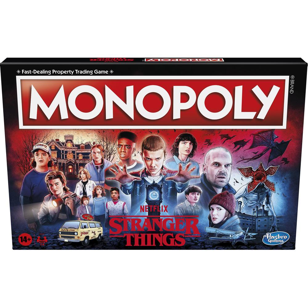 Hasbro Gaming Stranger Things Monopoly Property Trading Game for 2-6 Players F2544