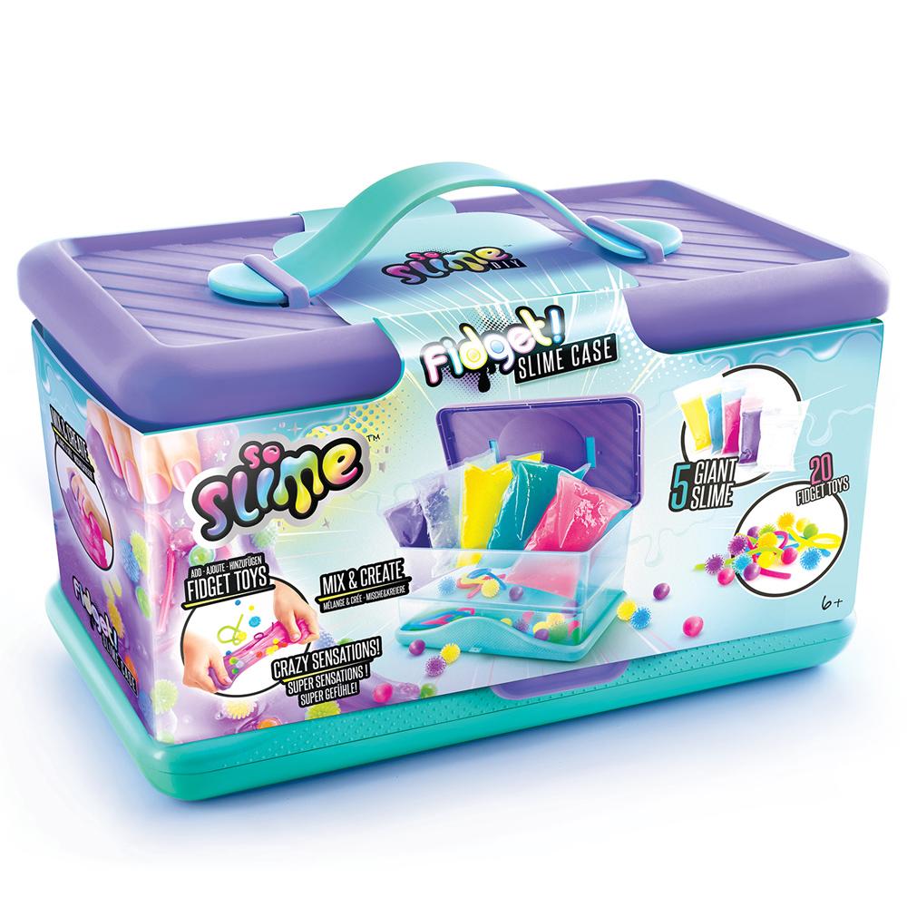 So Slime Fidget Case with Toys and 500g of Slime Creative Playset for Ages 6+ SSC212