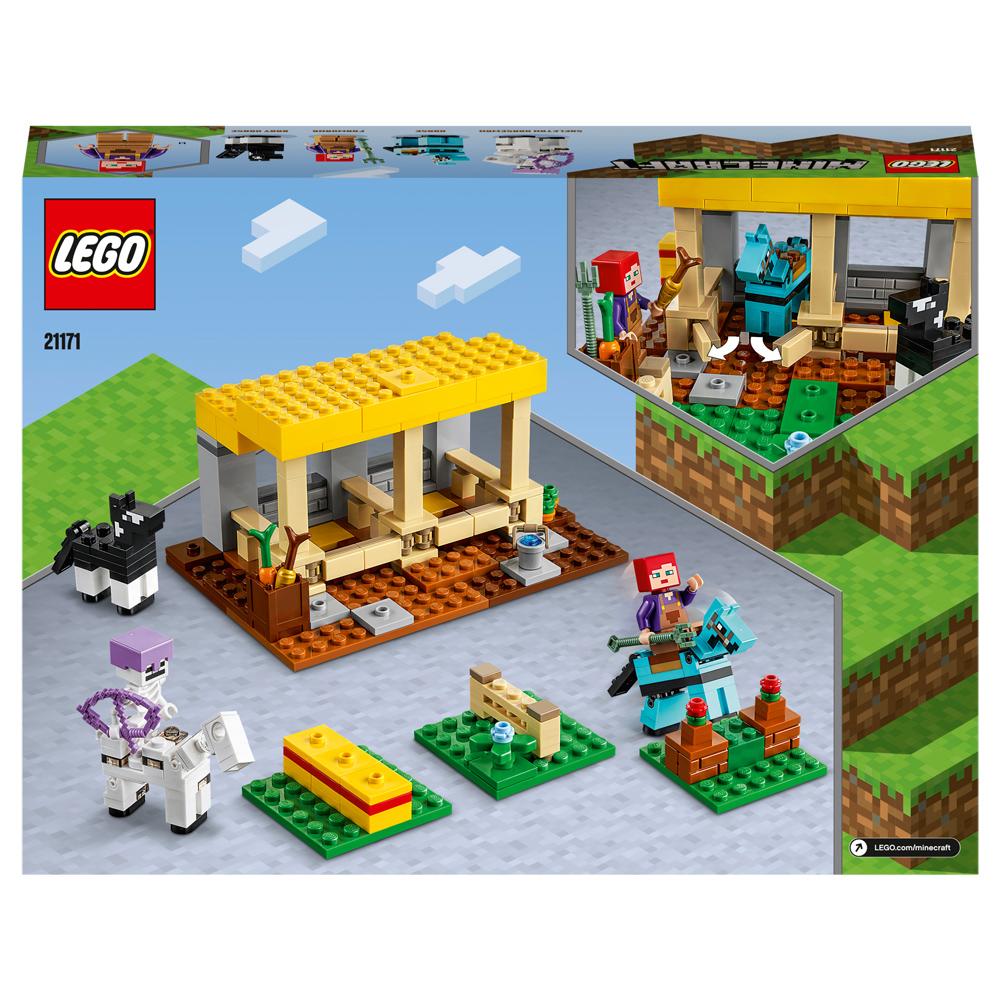 View 5 LEGO Minecraft The Horse Stable Building Set 21171