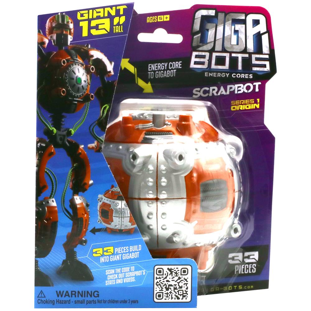 GIGABOTS Energy Core SCRAPBOT Series 1 Buildable Poseable Figure for Ages 5+ 61128