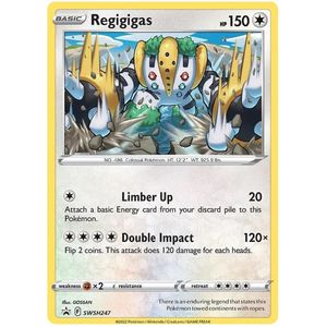 Regigigas - SWSH247 Holo Rare Promo - Lost Origin – JAB Games13