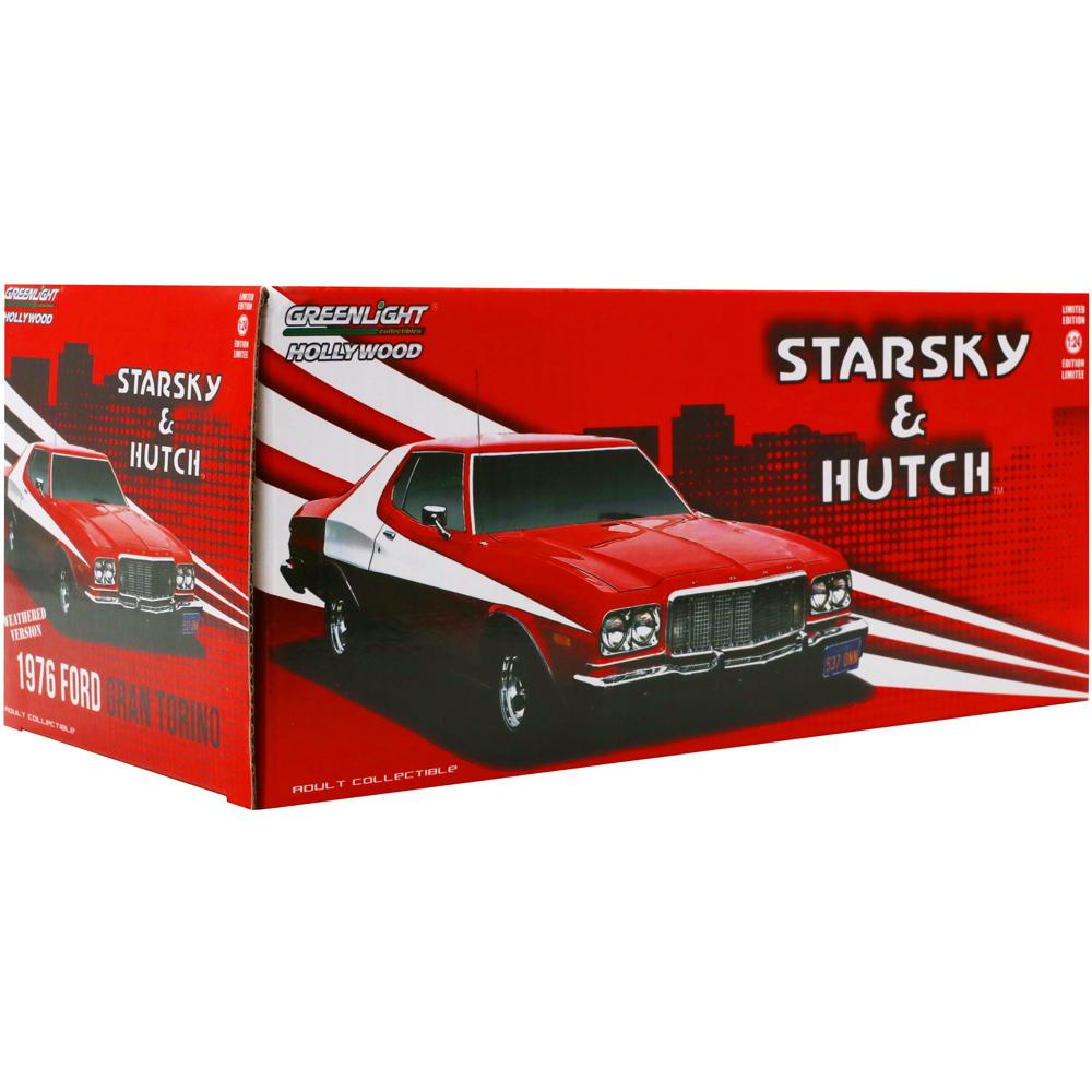 View 4 Greenlight Hollywood Starsky and Hutch Ford Gran Torino Die Cast Car Scale 1:24 GL84121