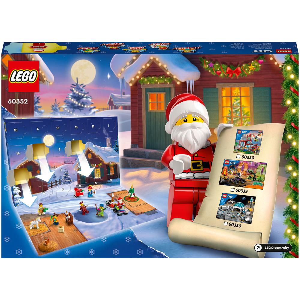 View 4 LEGO City Advent Calendar 2022 287 Piece Set 60352 for Ages 5+ 60352