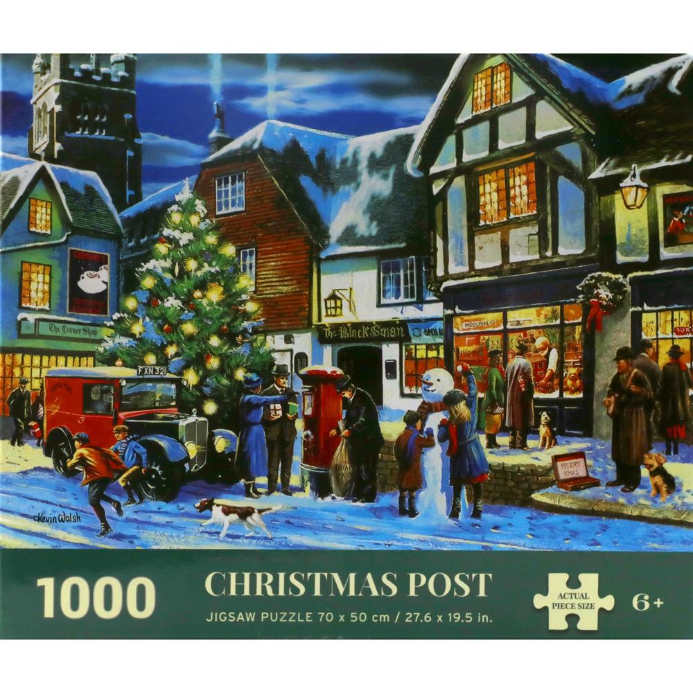 View 3 Kevin Walsh Nostalgia Christmas Post 1000 Piece Jigsaw Puzzle K34002