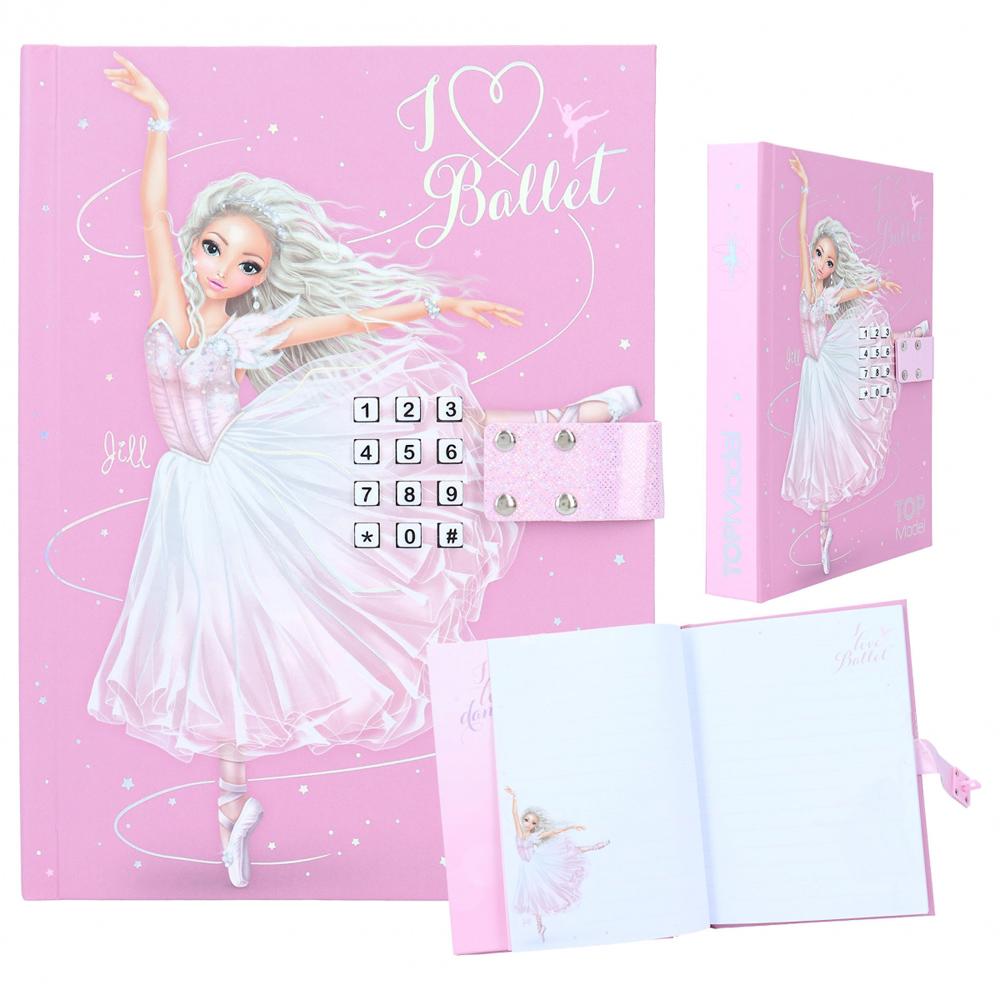 View 2 Depesche TOPModel Ballet Diary with Lock Code and Sound 80 Pages for Ages 6+ 12124_A