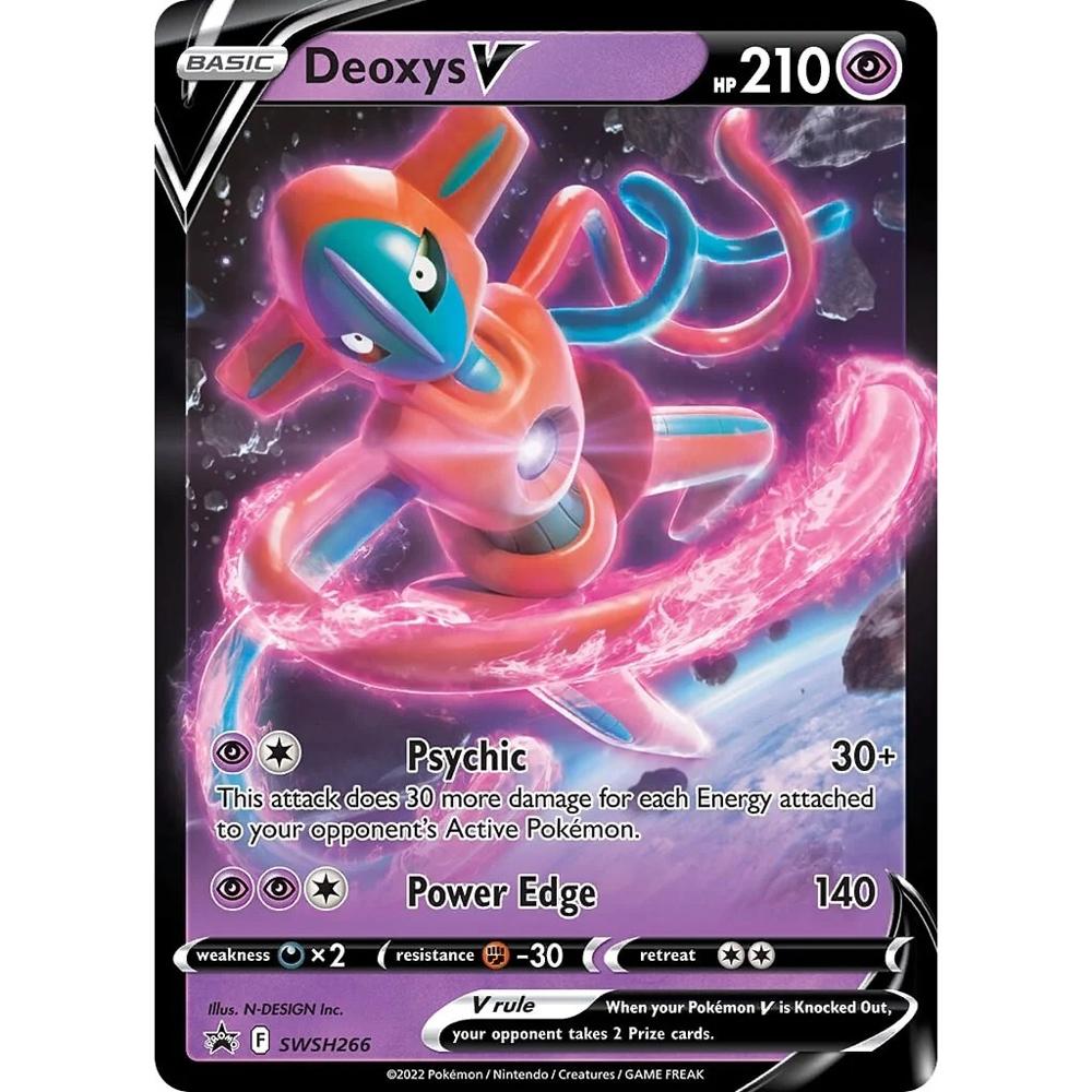 Pokémon Trading Card Game DEOXYS VMAX and VSTAR Battle Box with 4
