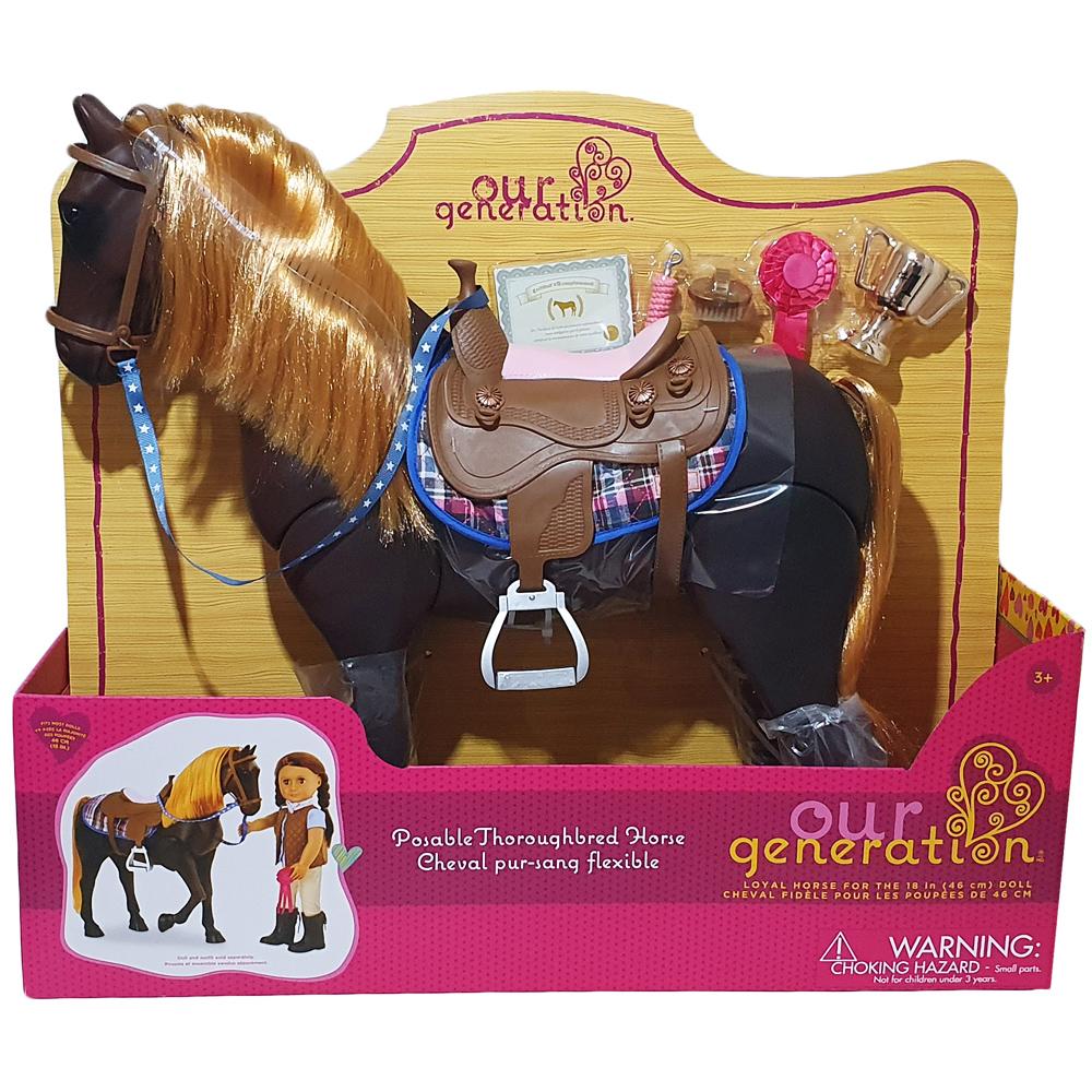 Our Generation Poseable THOROUGHBRED Horse 70.38037Z