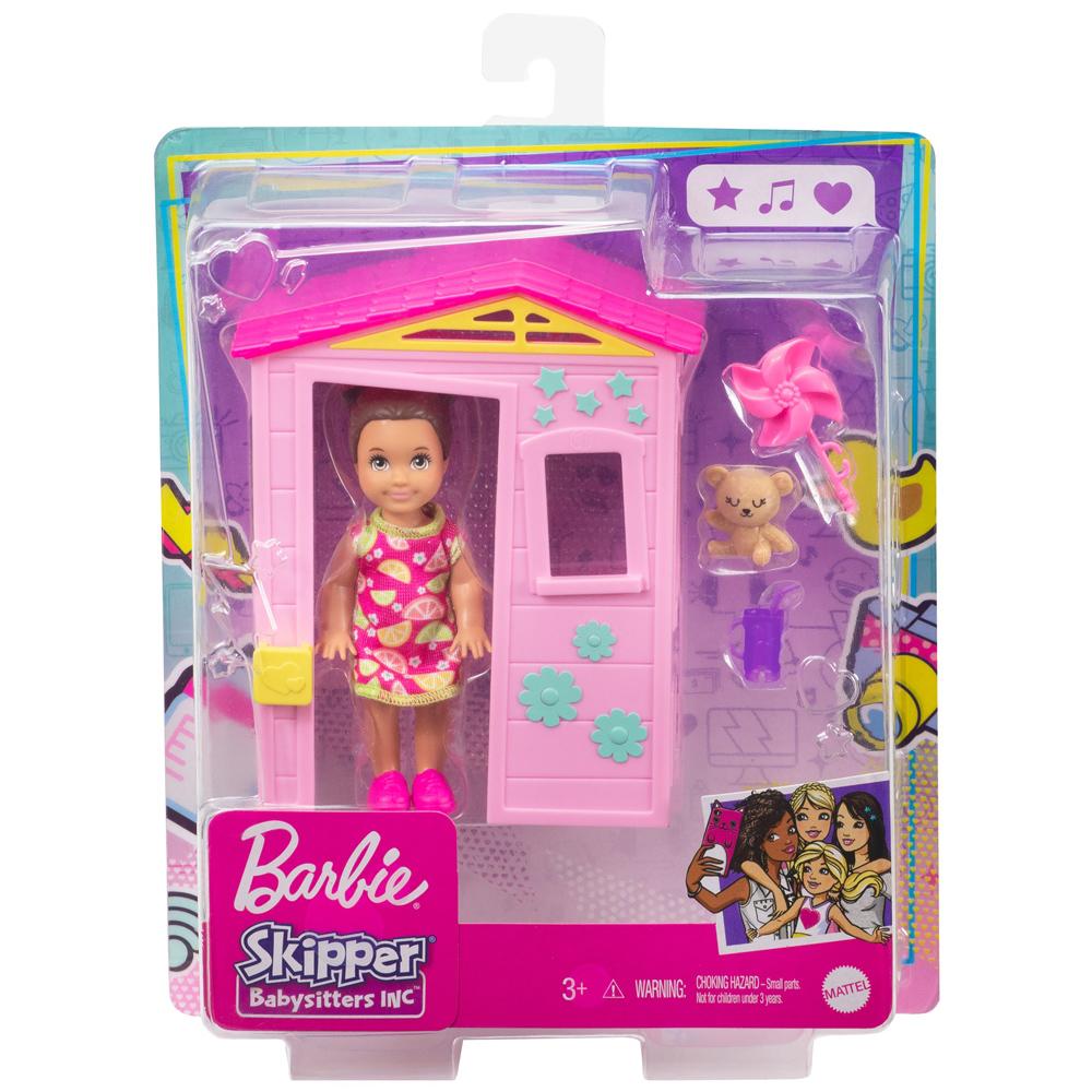 Barbie Skipper Babysitters Inc Doll & Playset PLAYHOUSE SET GRP15