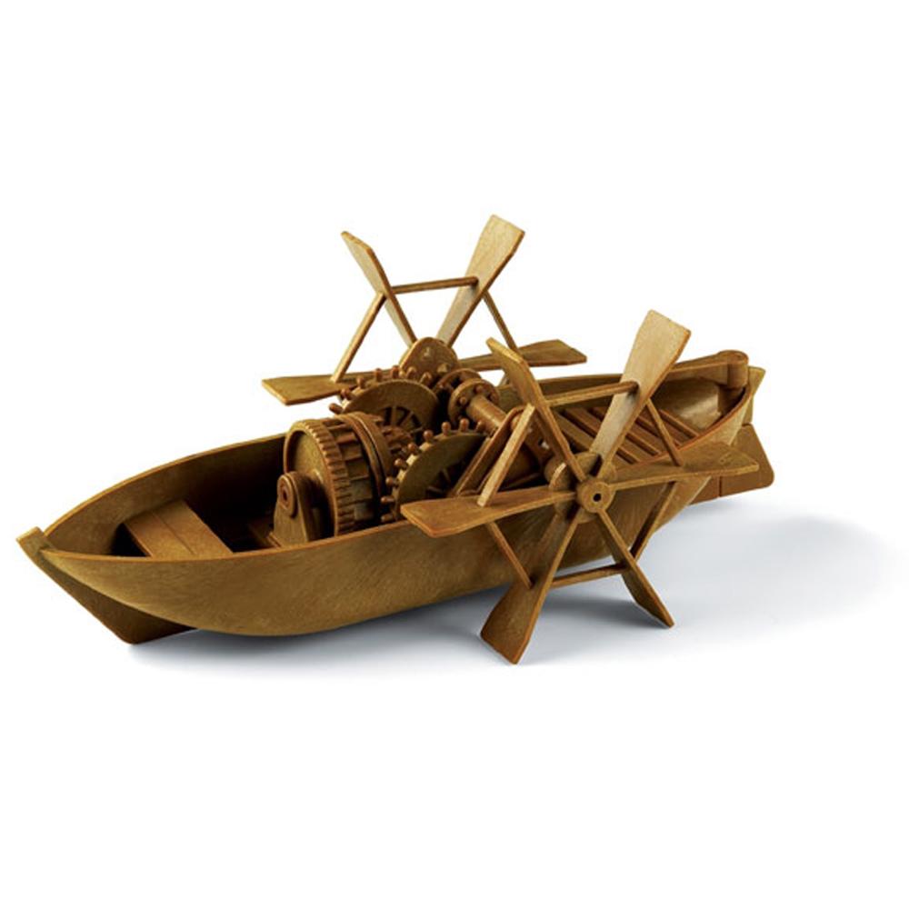 View 2 Academy Da Vinci Series Paddleboat Model Kit 18130