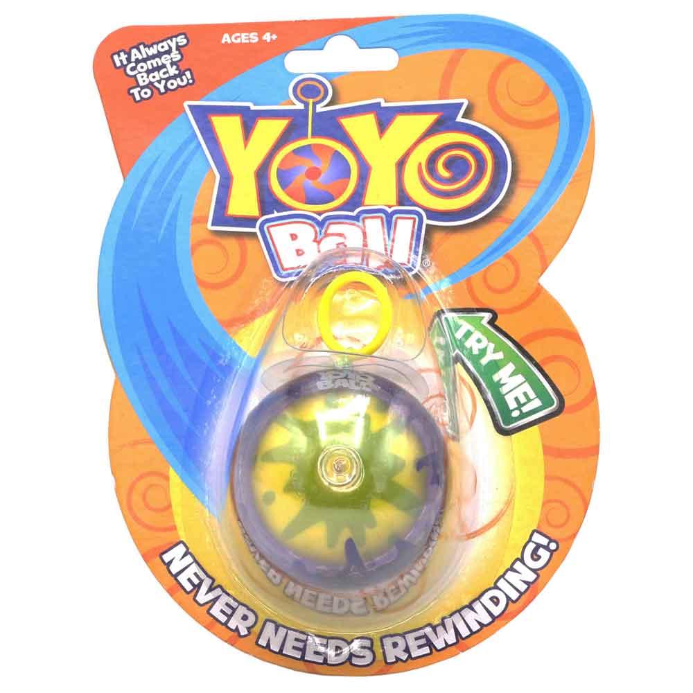 Big Time Toys YELLOW & GREEN Yo Yo Ball 62643-GREEN-YELLOW