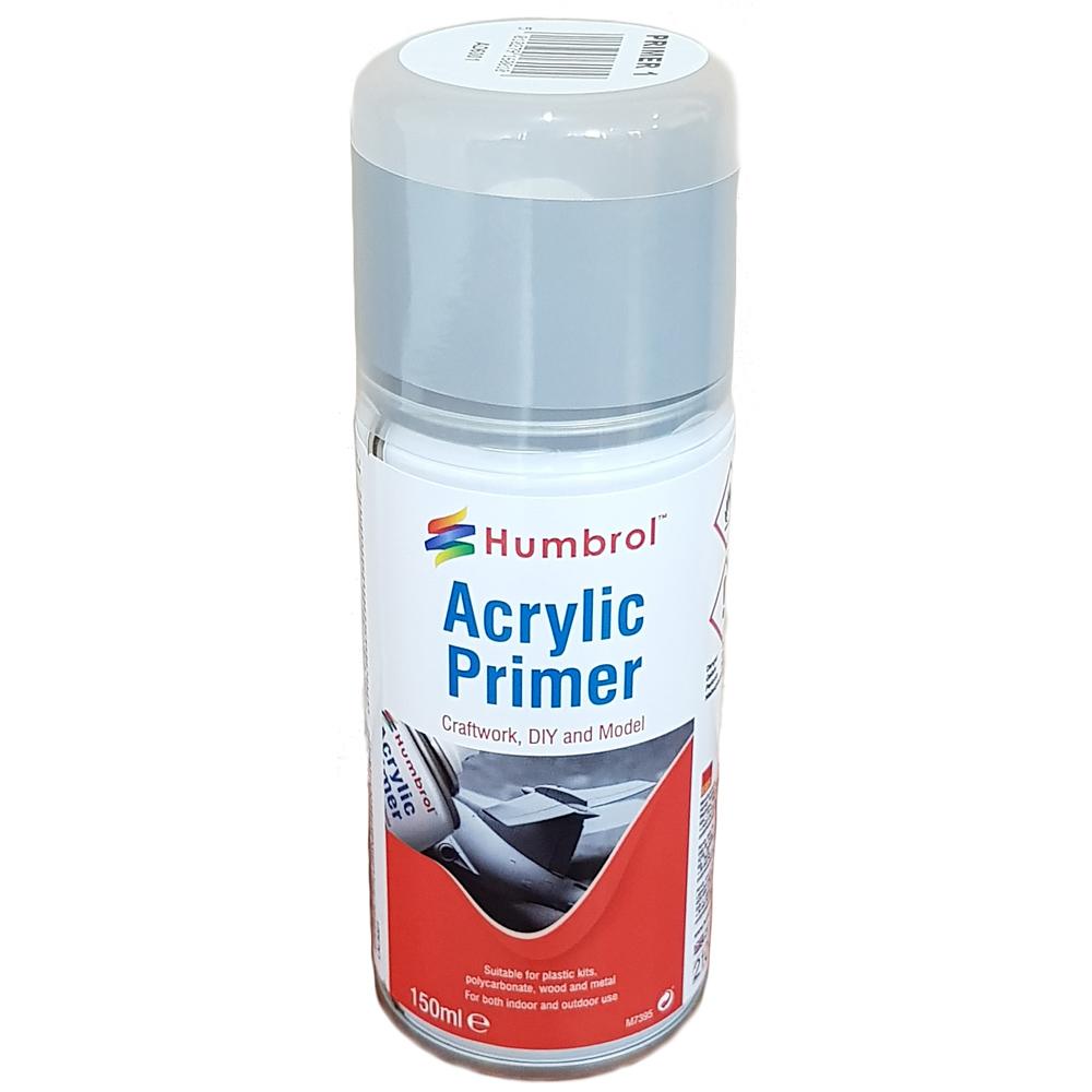 Humbrol MATT SPRAY Paint No.1 Grey PRIMER AD6001