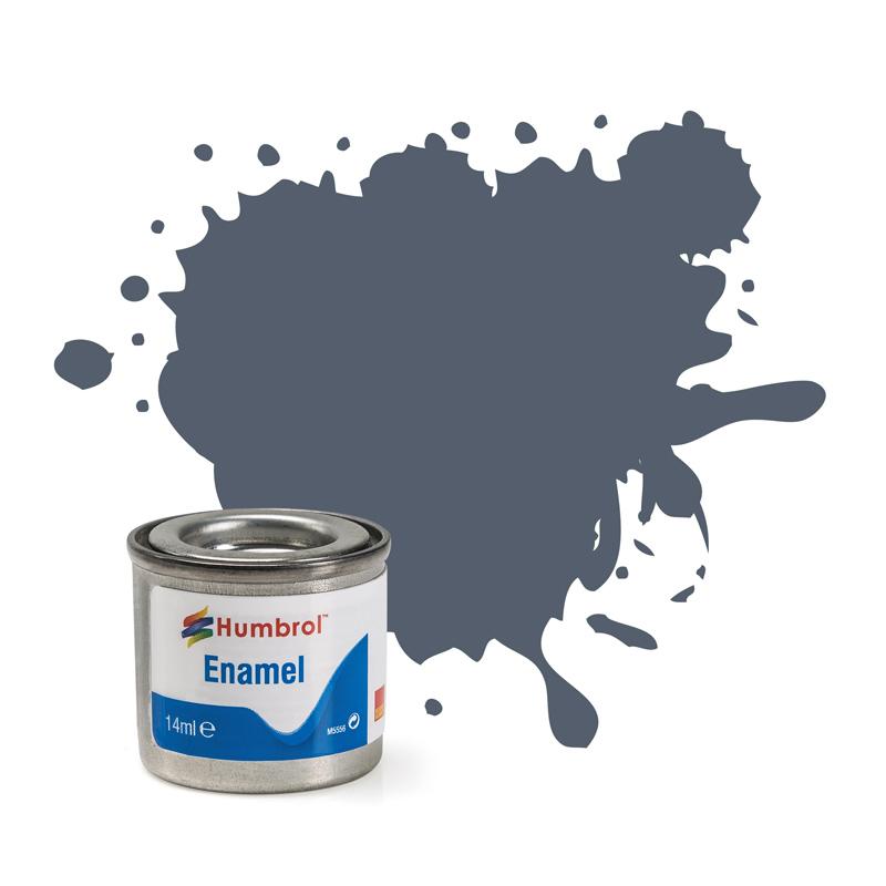 Humbrol Enamel Matt Finish Paint - Navy Blue 77 A0850