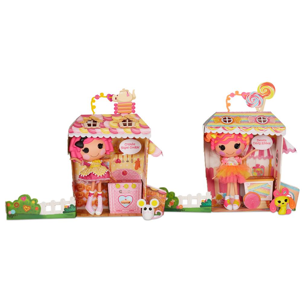 View 5 Lalaloopsy SWEETIE CANDY RIBBON 13-Inch Doll with Pet Puppy 576891EUC