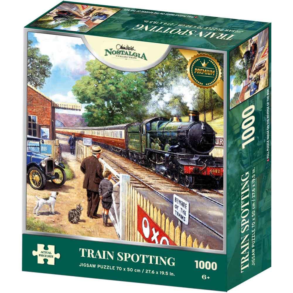 Kidicraft Train Spotting Kevin Walsh Nostalgia 1000 Piece Jigsaw Puzzle 33017