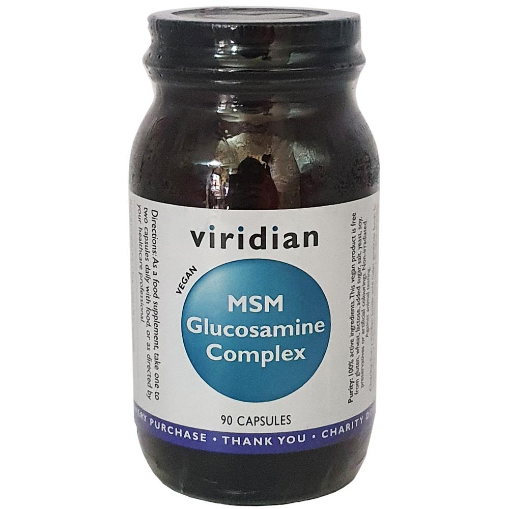 View 2 Viridian MSM Glucosamine Complex 30 Capsules 0390