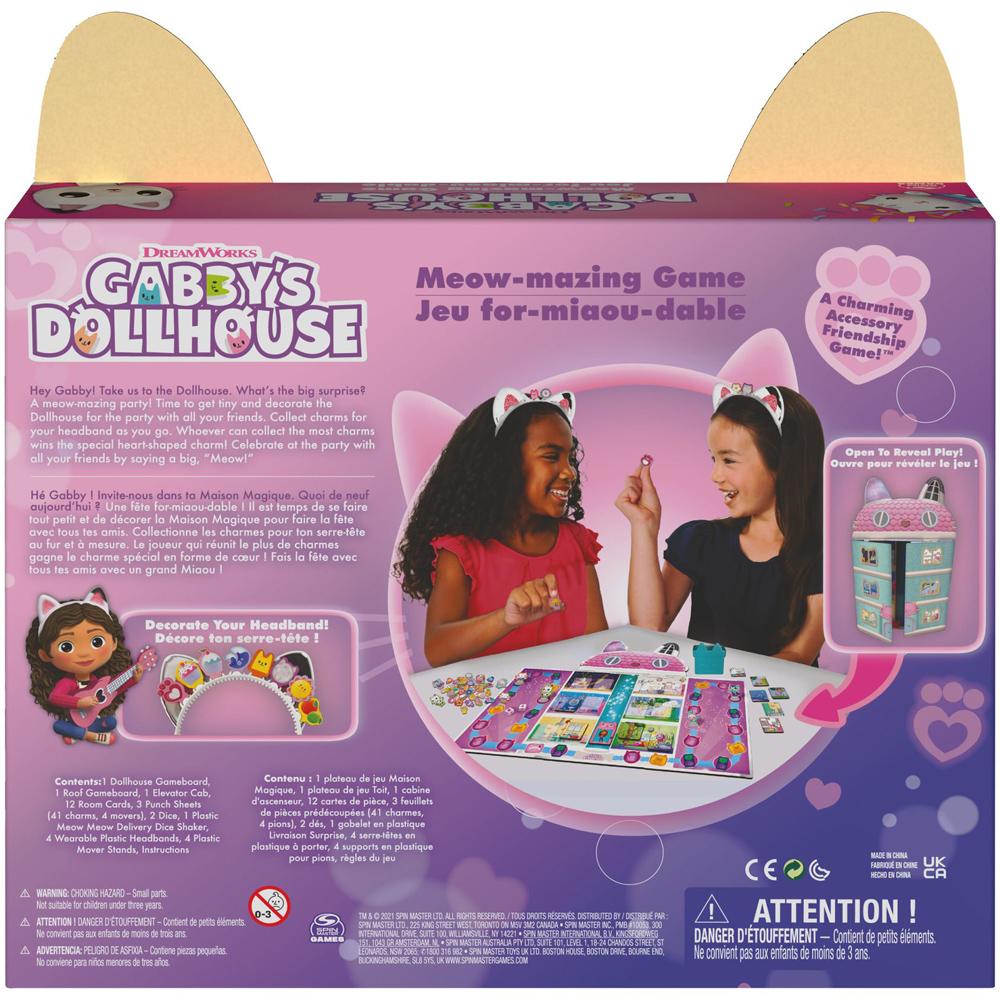 Gabby's Dollhouse HQ Game Classic Set With Cards Draughts Bingo Game Age 4+  New