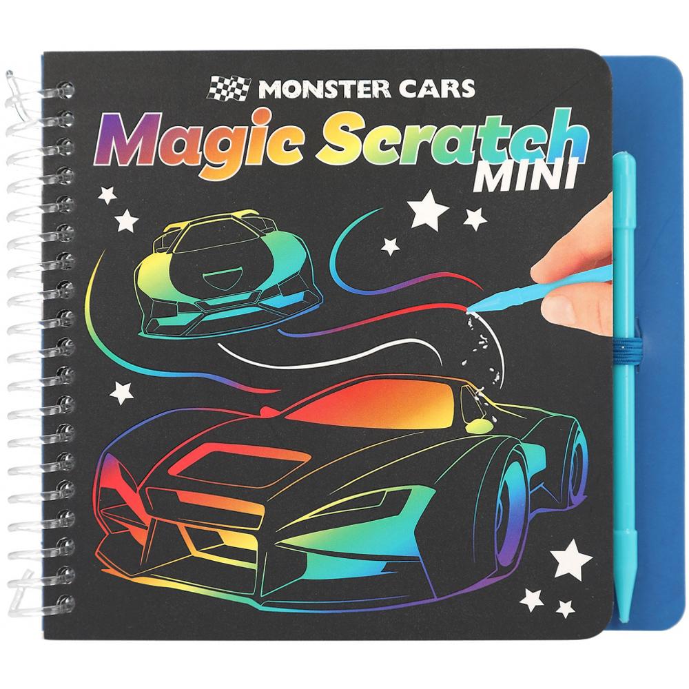 Depesche Monster Cars Mini Magic Scratch Book with 20 Pages for Ages 4+ 12116_A