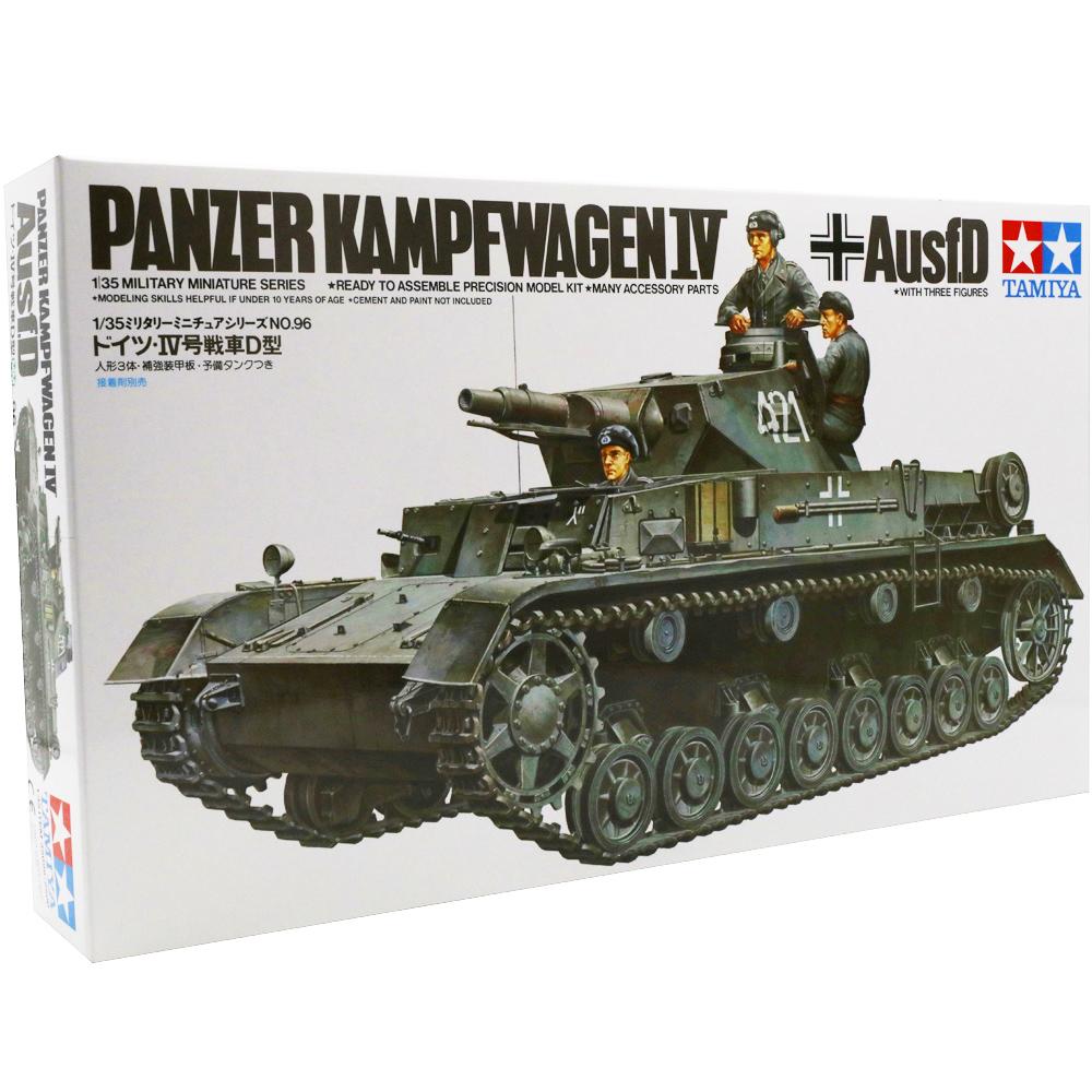 Tamiya Panzer Kampfwagen IV Plastic Model Kit Scale 1/35 35096