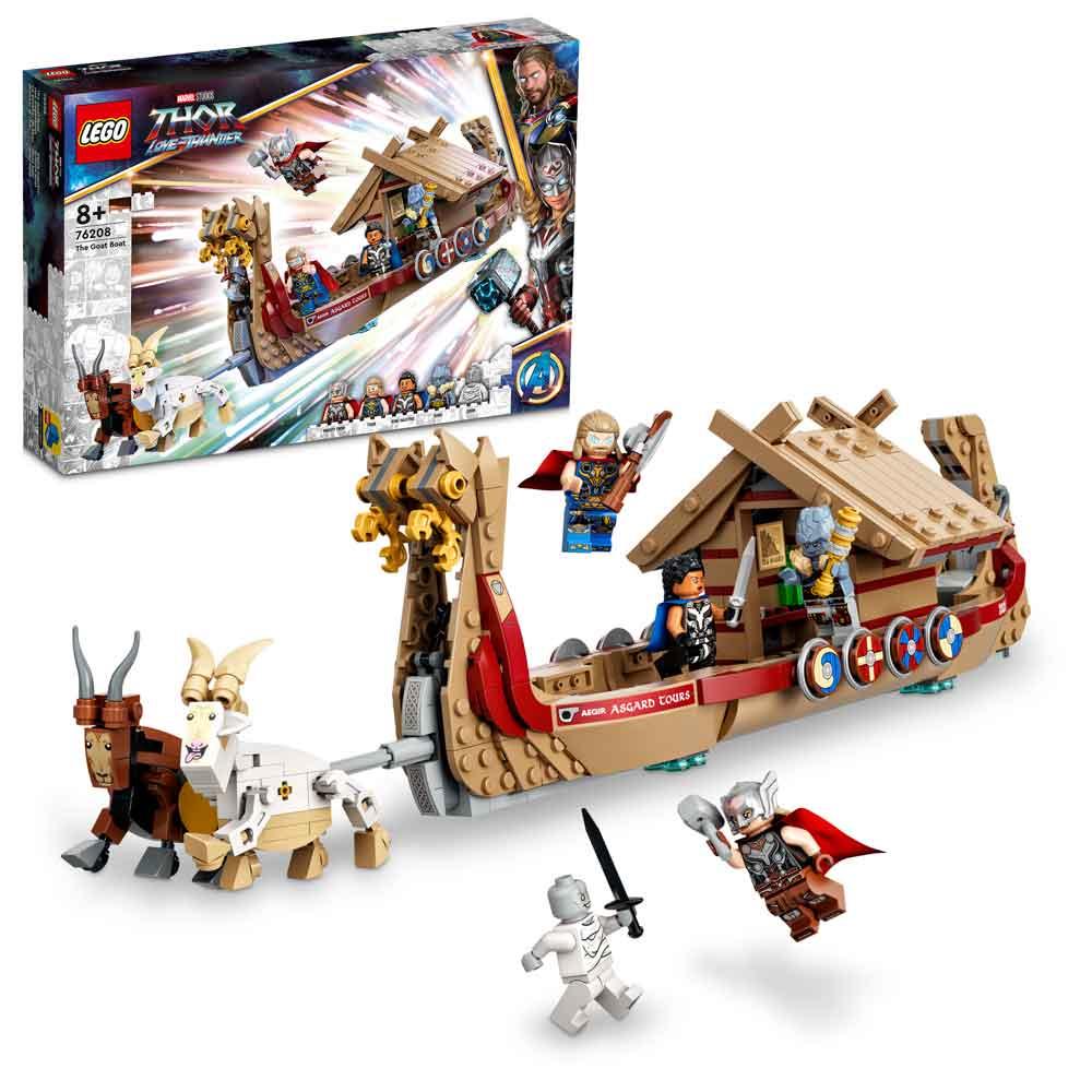 LEGO Marvel Thor Love and Thunder The Goat Boat Building Set 564 Piece 76208