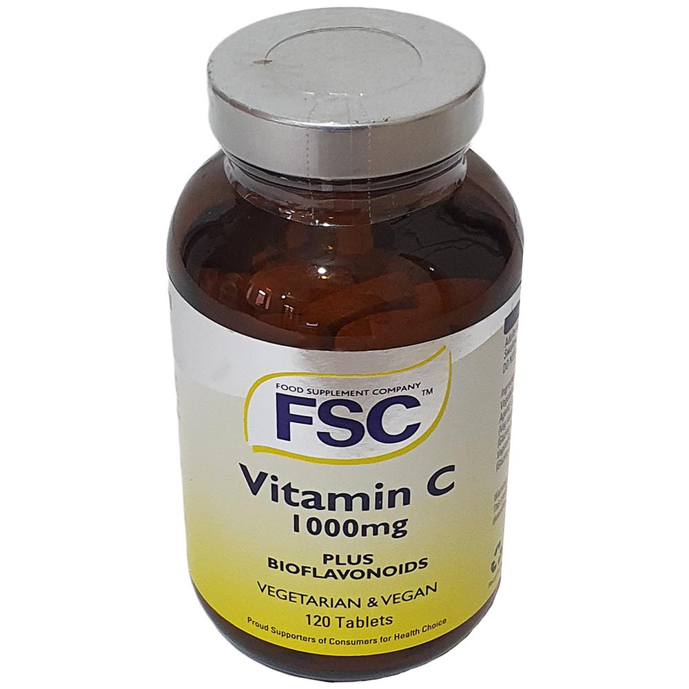 FSC Vitamin C 1000mg Plus Bioflavonoids 120 TABLETS FSC151160-120