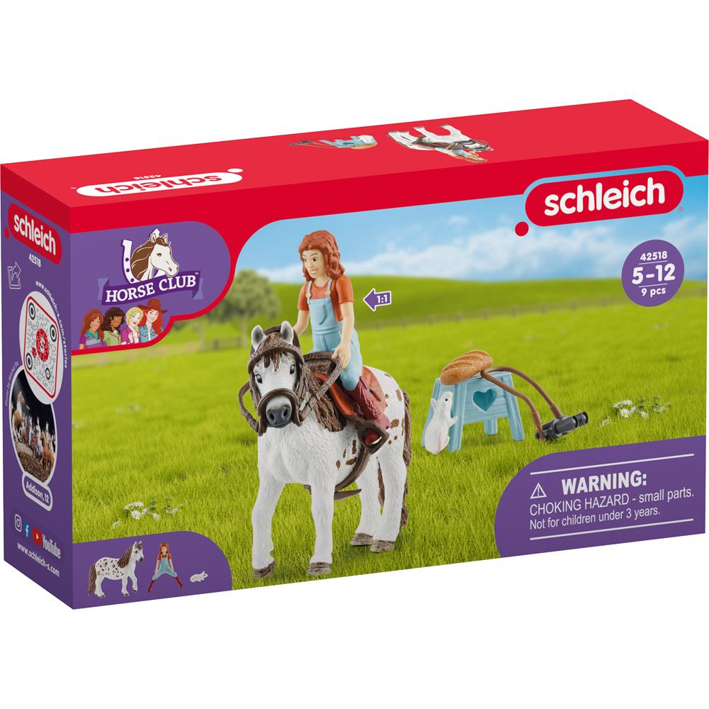 Schleich Horse Club Mia and Spotty the Shetland Pony Figure Set with Accessories SC42518
