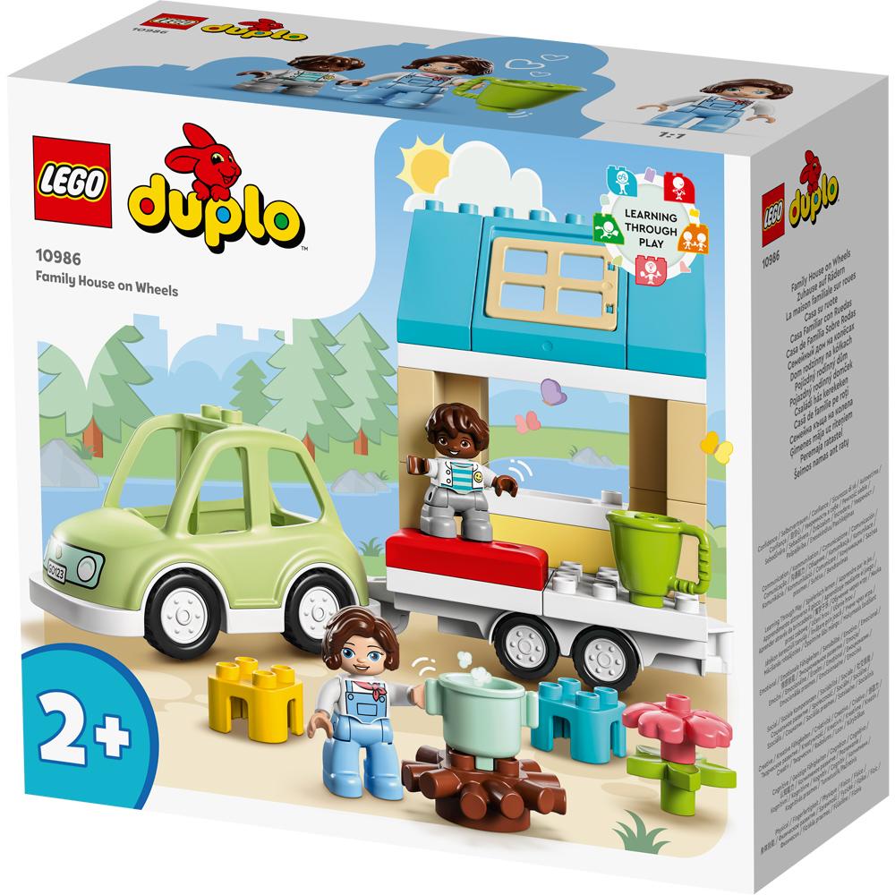 LEGO Duplo Family House on Wheels Building Set Toy 31 Piece for Ages 2+ 10986