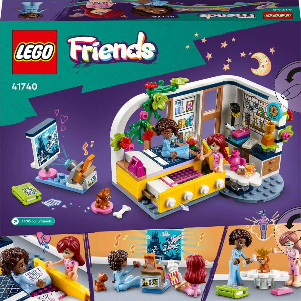 View 4 LEGO Friends Aliya's Room Building Set Toy 209 Piece for Ages 6+ 41740