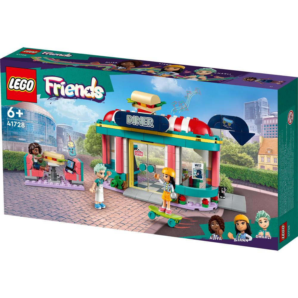 LEGO Friends Heartlake Downtown Diner Building Set Toy 346 Piece for Ages 6+ 41728