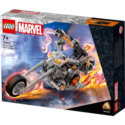 LEGO Marvel Ghost Rider Mech & Bike Super Hero Building Set Toy for Ages 7+ 76245