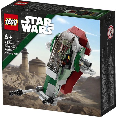 LEGO Star Wars Microfighters Boba Fett's Starship Building Set Toy 85 Piece 75344