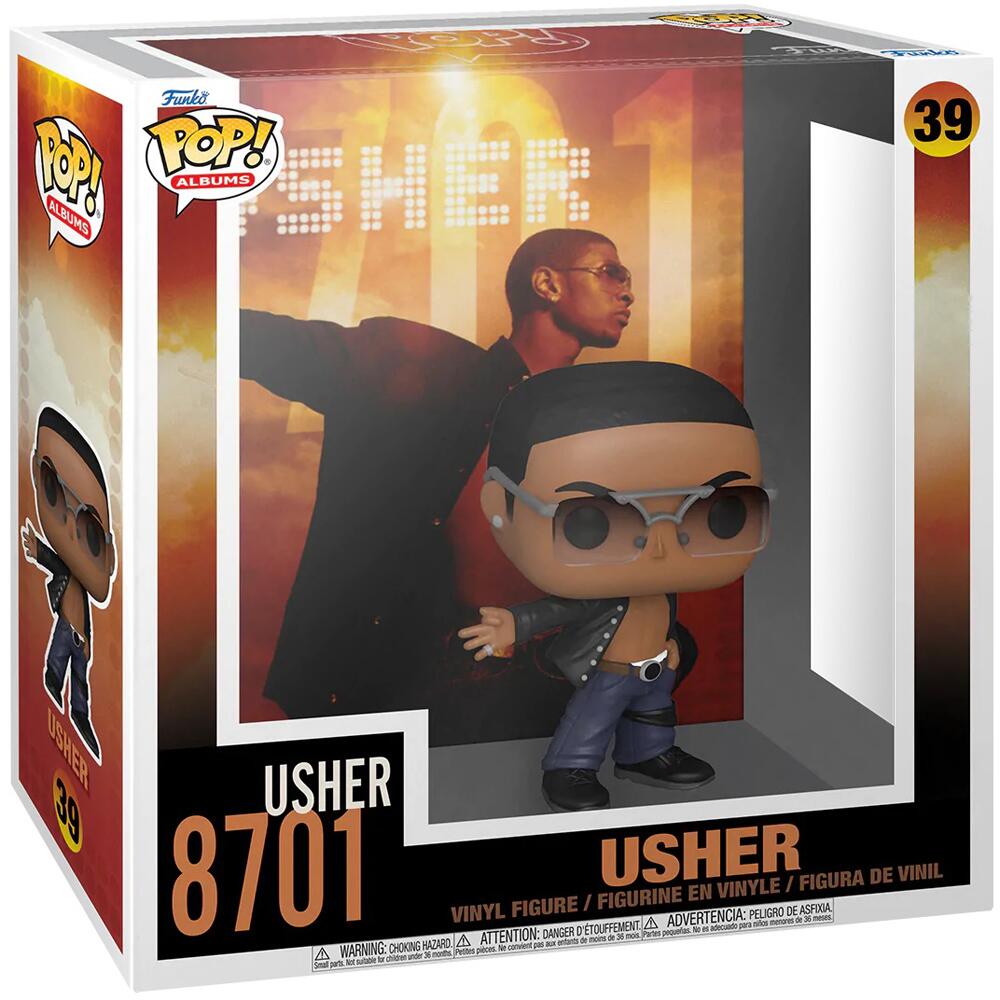 Funko POP! Albums Usher 8701 Vinyl Figure in Hard Display Case #39 65775