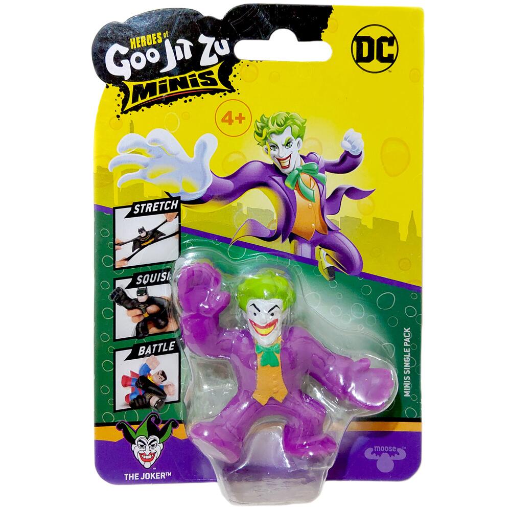 DC Comics Heroes Of Goo Jit Zu Mini's Stretchy Single Figure Pack The Joker