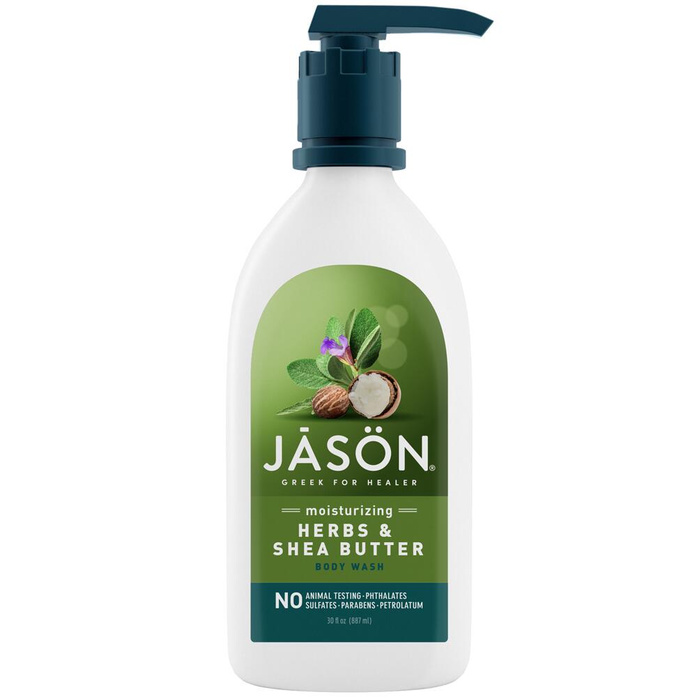 Jason Herbs & Shea Butter Moisturizing Body Wash 887ml plus Vitamin E K0166