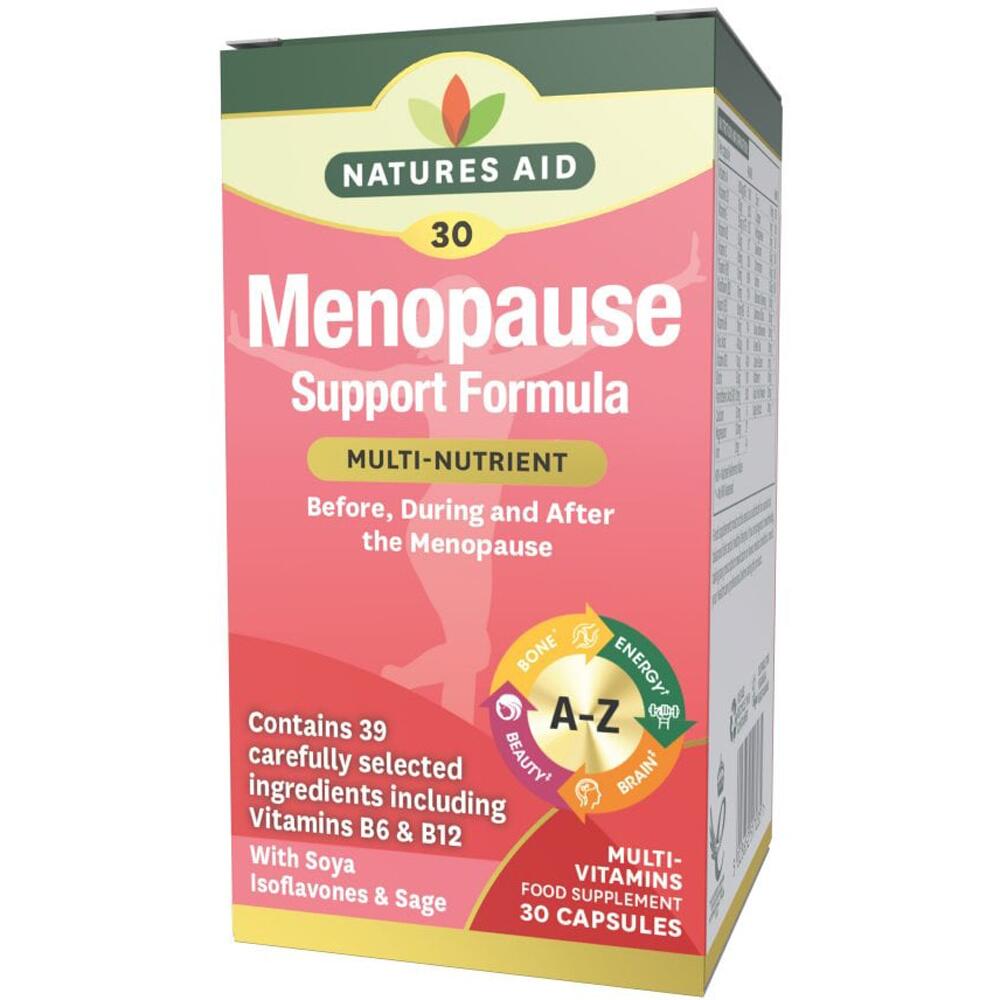 Natures Aid Menopause Support Formula Multi-Nutrient 30 Capsules 151720