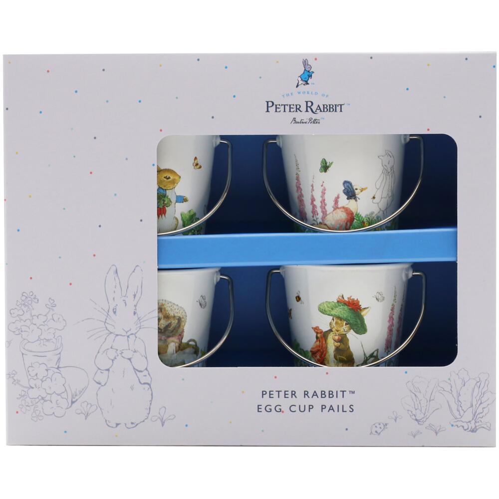 Stow Green Beatrix Potter Peter Rabbit Egg Cup Pails (Set of 4) SG9103031