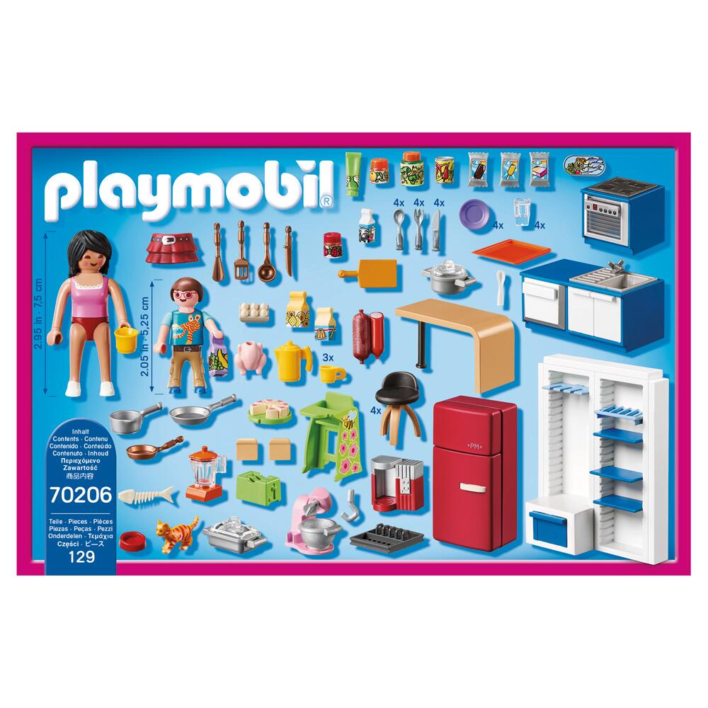Playmobil® - DOLLHOUSE - 70206 Cuisine familiale