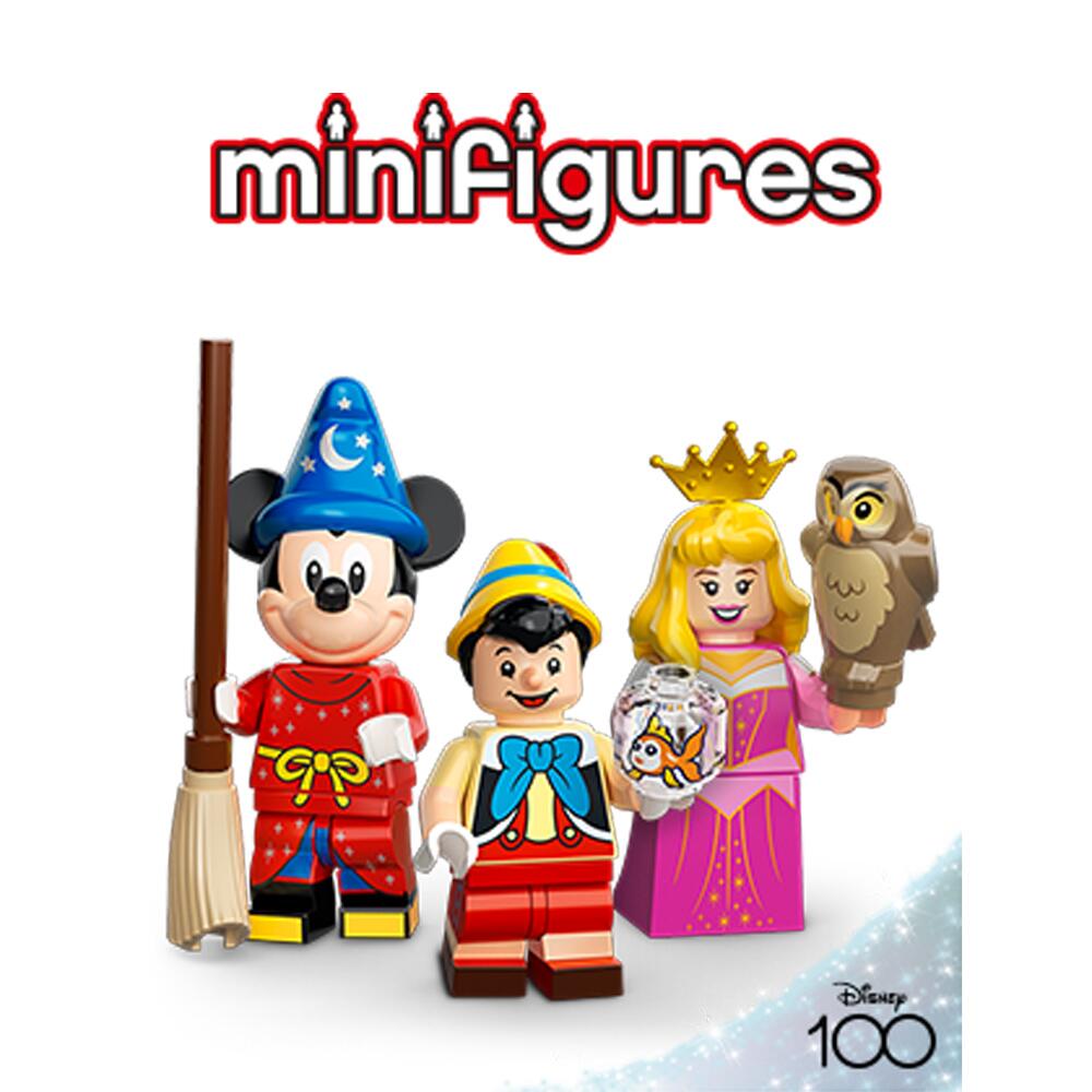 LEGO 71038 Minifigures Disney 100, 1 of 18 Iconic Characters to