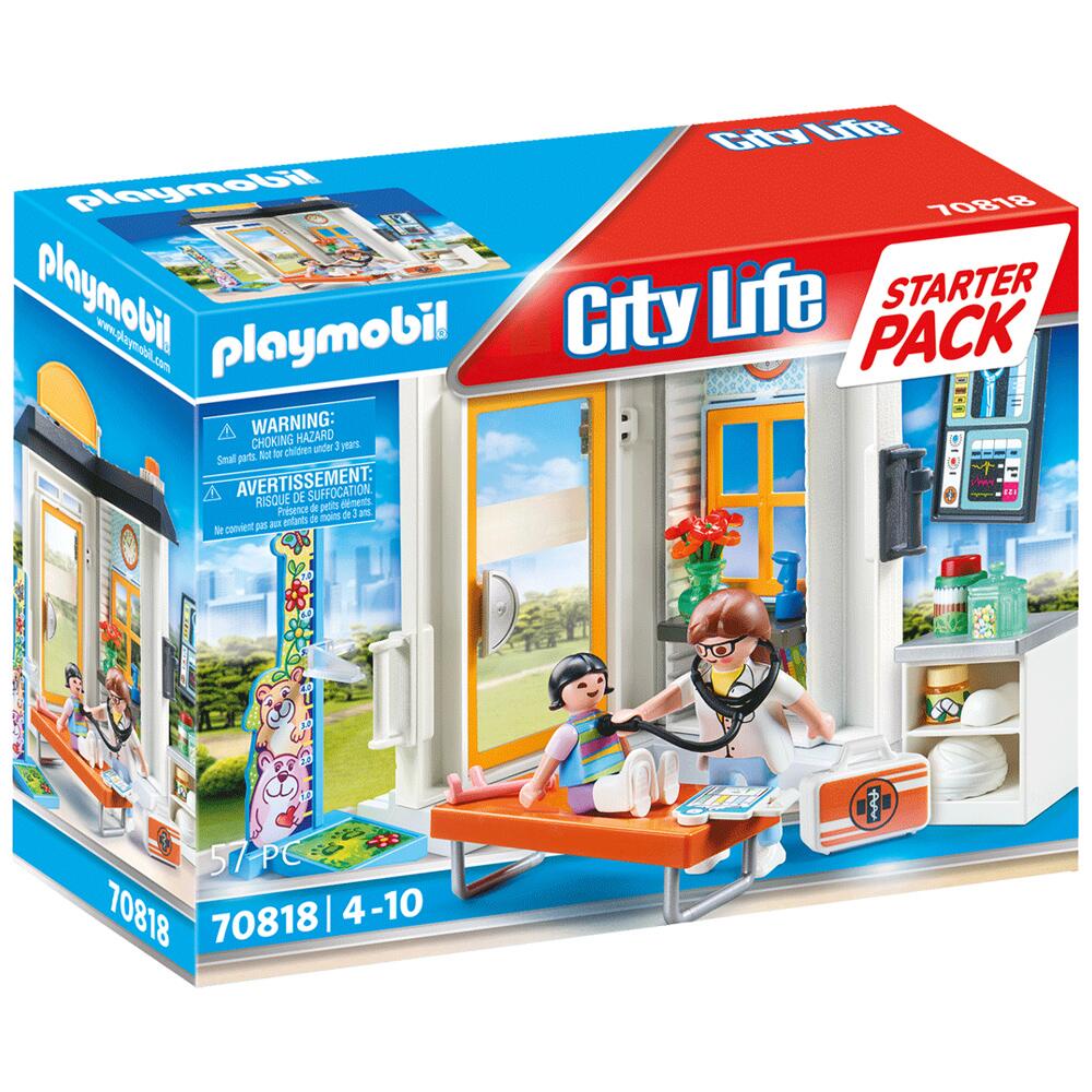 Playmobil Pediatrician Starter Pack Playset for Ages 4-10 70818