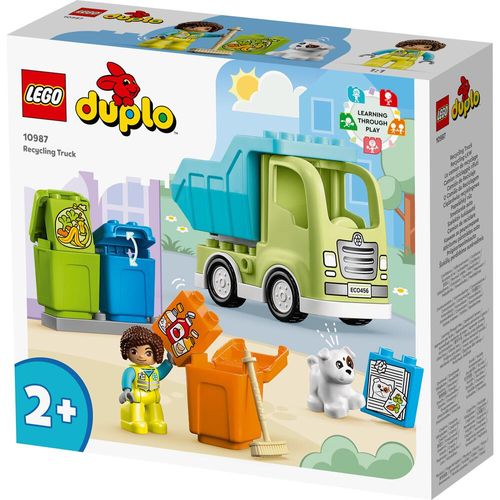 LEGO Duplo Recycling Truck 15 Pieces Building Set 10987 Ages 2+ 10987
