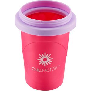 View 3 Chillfactor Slushy Maker Cup with Reusable Straw BERRY BURST PINK 07953