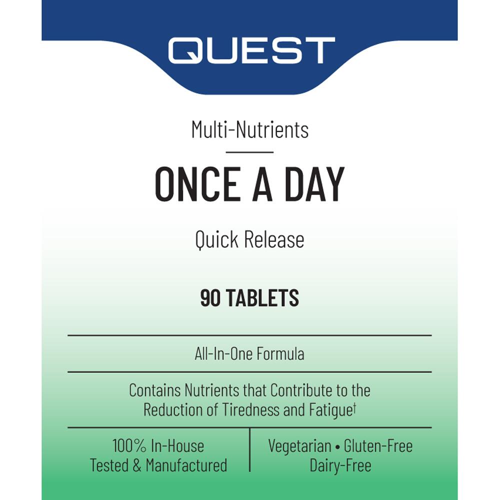 Quest Improved Once a Day Multivitamin MultiMineral 90 TABLETS