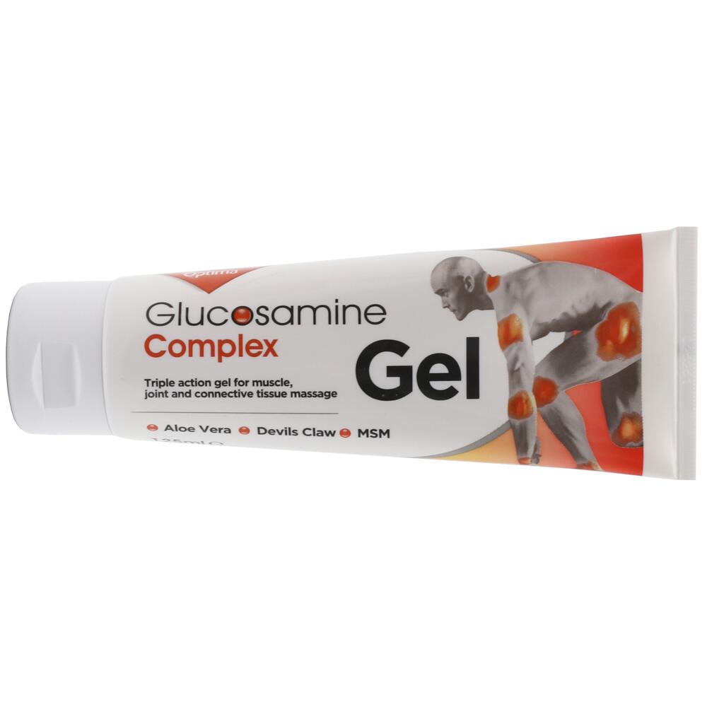 View 2 Optima Glucosamine Joint Complex Triple Action Gel 125ml OE0475